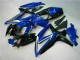 Azul Preto Abs Kit Carenagem & Plásticos Suzuki GSXR 600 / 750 K8 08-10 Azul Preto Abs Kit Carenagem & Plásticos Suzuki GSXR 600 / 750 K8 08-10