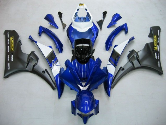 Azul Preto Abs Kits Carenagem Yamaha R6 06-07 Azul Preto Abs Kits Carenagem Yamaha R6 06-07