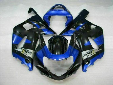 Azul Preto Abs Kits Completos Carenagem Suzuki GSXR 600 / 750 K1 K2 K3 01-03