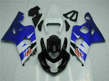 Azul Preto Abs Plásticos Suzuki GSXR 600 / 750 K4 04-05