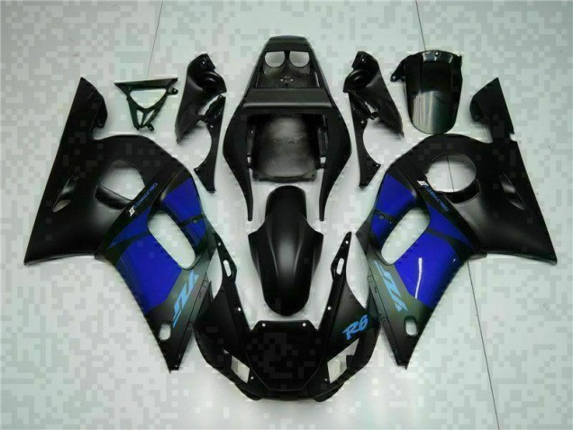 Azul Preto Abs Plásticos Yamaha R6 98-02 Azul Preto Abs Plásticos Yamaha R6 98-02