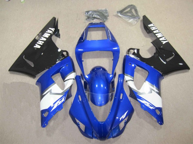 Azul Preto Branco Carroçaria Yamaha R1 12-14