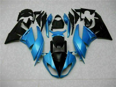 Azul Preto Carenagem & Plástico Kawasaki ZX6R 13-18