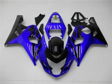 Azul Preto Carenagem & Plástico Suzuki GSXR 600 / 750 K4 04-05