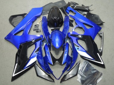 Azul Preto Carenagem Suzuki GSXR 1000 K5 05-06