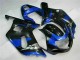 Azul Preto Kit Carenagem Suzuki GSXR 600 / 750 K1 K2 K3 01-03 Azul Preto Kit Carenagem Suzuki GSXR 600 / 750 K1 K2 K3 01-03
