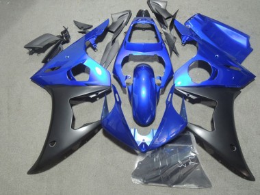 Azul Preto Kit Carenagem Yamaha R6 03-05