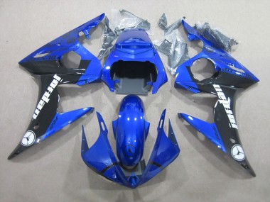 Azul Preto Kits Carenagem Yamaha R6 03-05