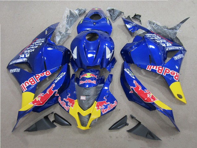 Azul Red Bull Kit Carenagem Honda CBR 600RR 09-12 Azul Red Bull Kit Carenagem Honda CBR 600RR 09-12