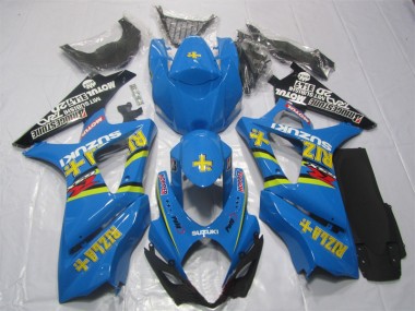 Azul Rizla Carenagem Suzuki GSXR 1000 K7 07-08
