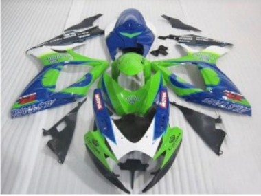 Azul Verde Carenagem Suzuki GSXR 600 / 750 K8 08-10