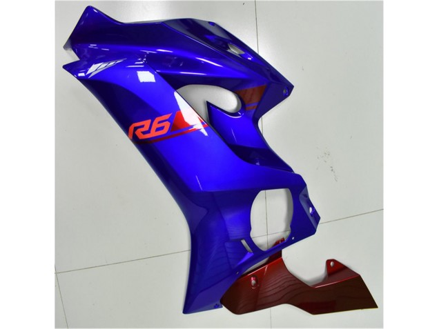Azul Vermelho Carenagem Yamaha R6 17-23
