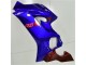 Azul Vermelho Carenagem Yamaha R6 17-23