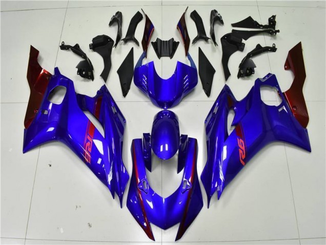 Azul Vermelho Carenagem Yamaha R6 17-23