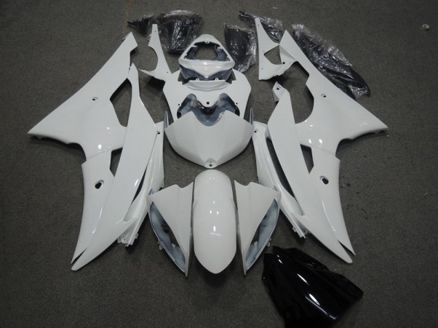 Branco Abs Kits Carenagem Yamaha R6 08-16 Branco Abs Kits Carenagem Yamaha R6 08-16