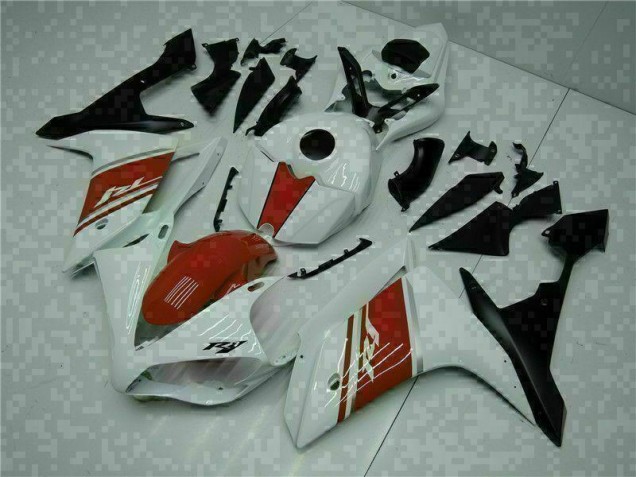 Branco Abs Plástico Yamaha R1 07-08