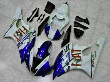 Branco Azul Carroçaria Yamaha R6 06-07