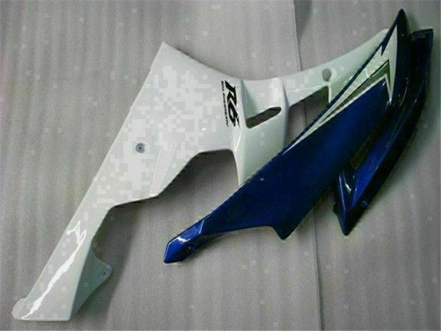 Branco Azul Plástico Yamaha R6 06-07 Branco Azul Plástico Yamaha R6 06-07