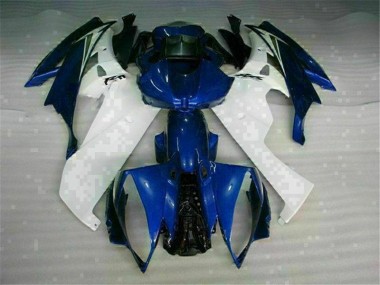Branco Azul Plástico Yamaha R6 06-07