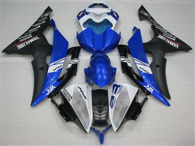 Branco Azul Preto Carenagem Yamaha R6 08-16