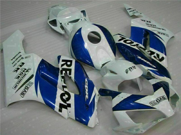 Branco Azul Repsol Carenagem Honda CBR 1000RR 04-05