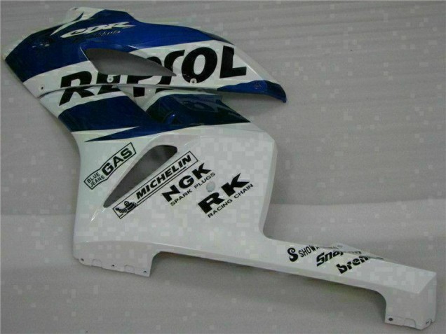 Branco Azul Repsol Carenagem Honda CBR 1000RR 04-05
