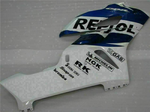 Branco Azul Repsol Carenagem Honda CBR 1000RR 04-05