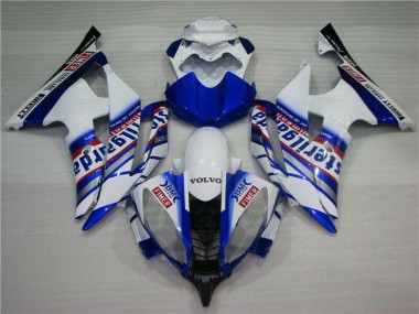 Branco Azul Sterilgarda Volvo Carenagem Yamaha R6 08-16