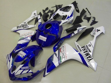 Branco Azul Tri Colour Carenagem Yamaha R1 09-11