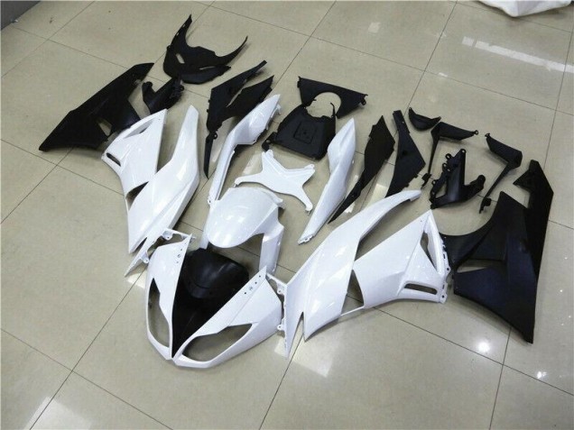Branco Carenagem Kawasaki ZX6R 09-12 Branco Carenagem Kawasaki ZX6R 09-12
