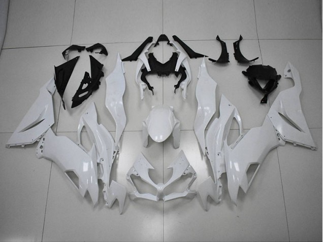 Branco Carenagem Kawasaki ZX6R 19-23 Branco Carenagem Kawasaki ZX6R 19-23