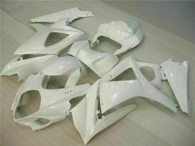 Branco Carenagem Suzuki GSXR 1000 K7 07-08 Branco Carenagem Suzuki GSXR 1000 K7 07-08
