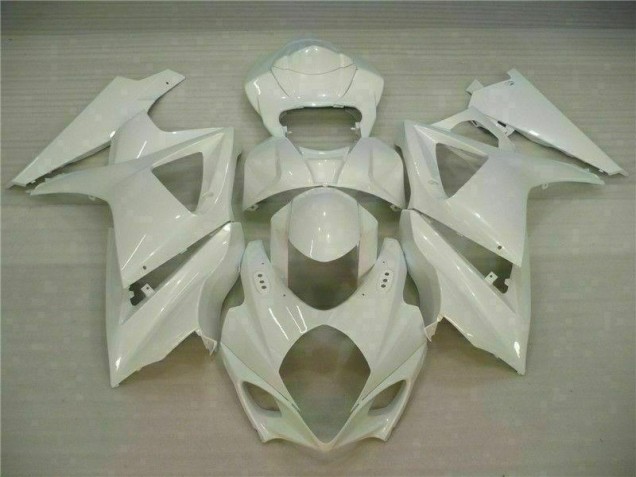 Branco Carenagem Suzuki GSXR 1000 K7 07-08 Branco Carenagem Suzuki GSXR 1000 K7 07-08