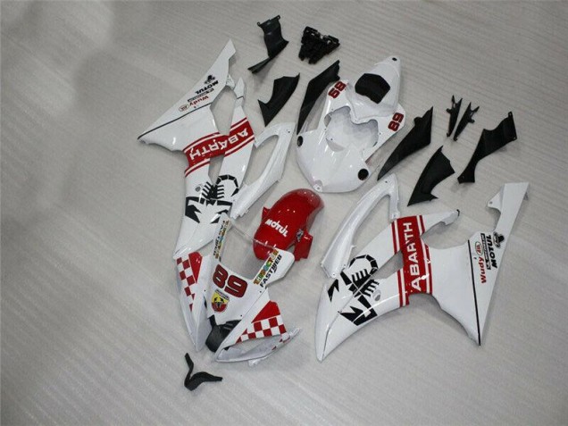 Branco Carroçaria Yamaha R6 08-16 Branco Carroçaria Yamaha R6 08-16