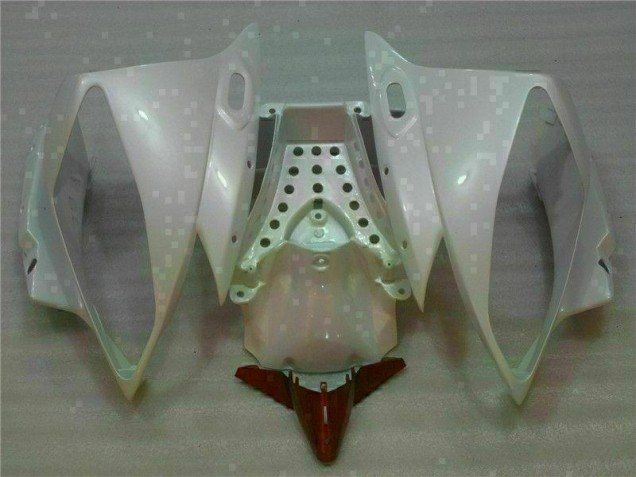 Branco Castanho Carenagem Yamaha R6 06-07 Branco Castanho Carenagem Yamaha R6 06-07