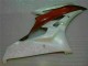 Branco Castanho Carenagem Yamaha R6 06-07 Branco Castanho Carenagem Yamaha R6 06-07