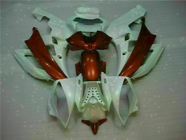 Branco Castanho Carenagem Yamaha R6 06-07