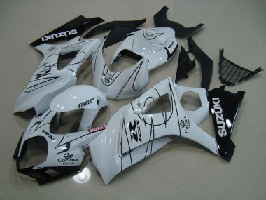 Branco Corona Carenagem Suzuki GSXR 1000 K7 07-08