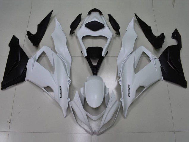 Branco Preto 636 Carenagem Kawasaki ZX6R 13-18 Branco Preto 636 Carenagem Kawasaki ZX6R 13-18