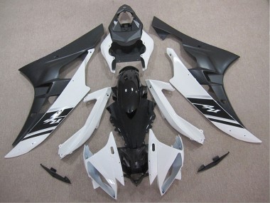 Branco Preto Abs Plástico Yamaha R6 06-07