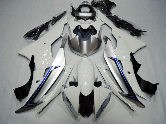 Branco Preto Azul Carenagem Yamaha R6 08-16 Branco Preto Azul Carenagem Yamaha R6 08-16