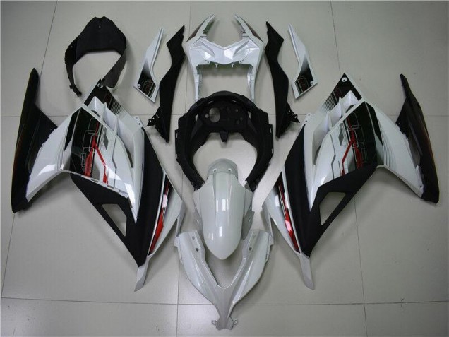 Branco Preto Carenagem Kawasaki EX300 13-16