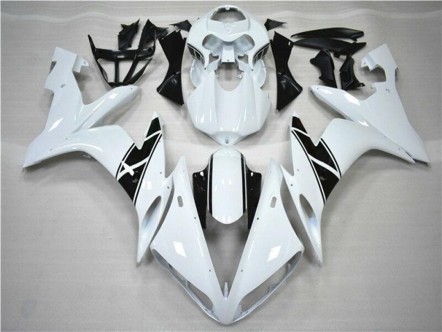 Branco Preto Carenagem & Plástico Yamaha R1 04-06 Branco Preto Carenagem & Plástico Yamaha R1 04-06