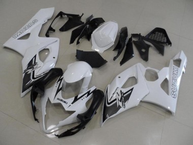 Branco & Preto Carenagem Suzuki GSXR 1000 K7 07-08