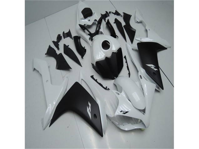 Branco Preto Carenagem Yamaha R1 07-08 Branco Preto Carenagem Yamaha R1 07-08