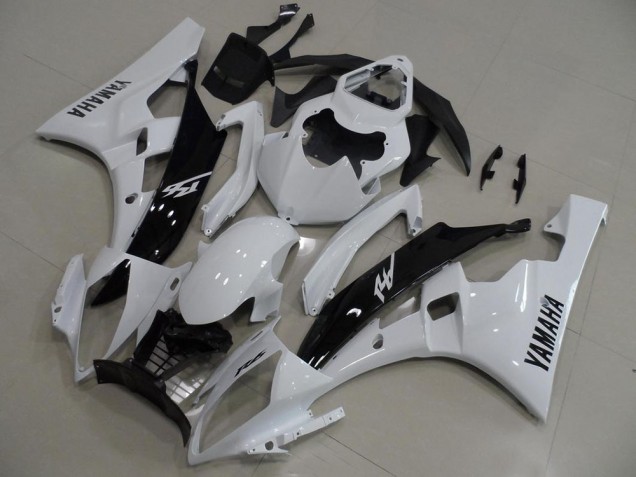 Branco & Preto Carenagem Yamaha R6 06-07