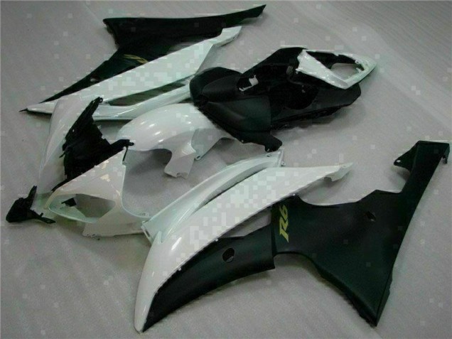 Branco Preto Carenagem Yamaha R6 08-16 Branco Preto Carenagem Yamaha R6 08-16