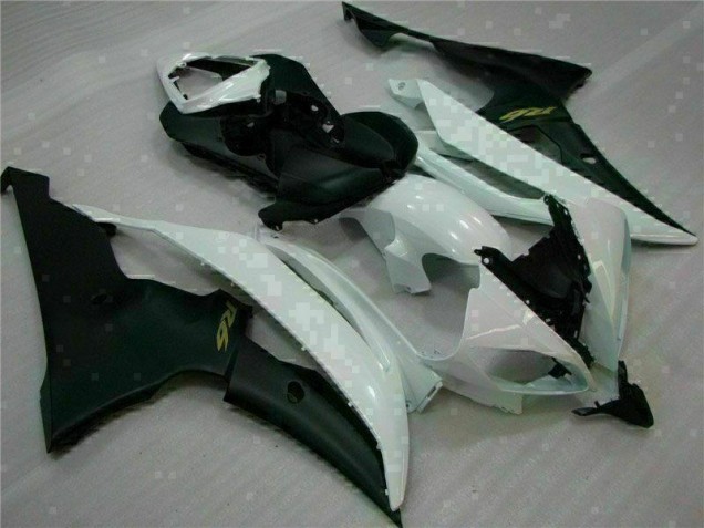 Branco Preto Carenagem Yamaha R6 08-16 Branco Preto Carenagem Yamaha R6 08-16