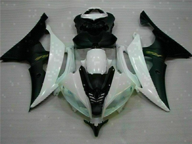 Branco Preto Carenagem Yamaha R6 08-16 Branco Preto Carenagem Yamaha R6 08-16