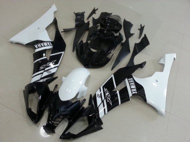 Branco & Preto Carenagem Yamaha R6 08-16
